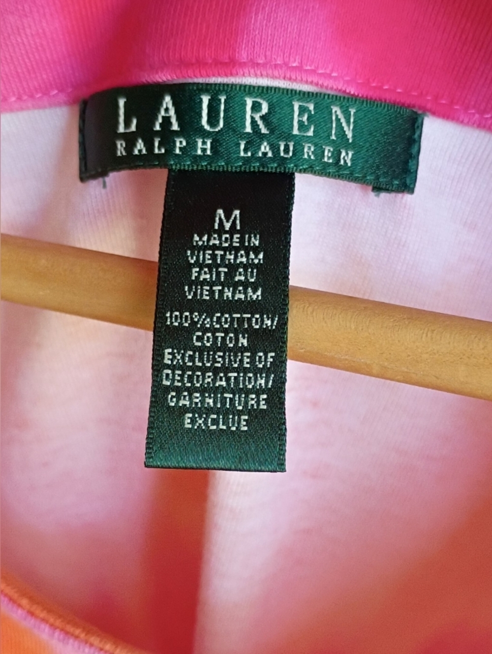 SOLD Lauren Ralph Lauren Pink And Orange Tye Dye Top Size Medium - Picture 2 of 6